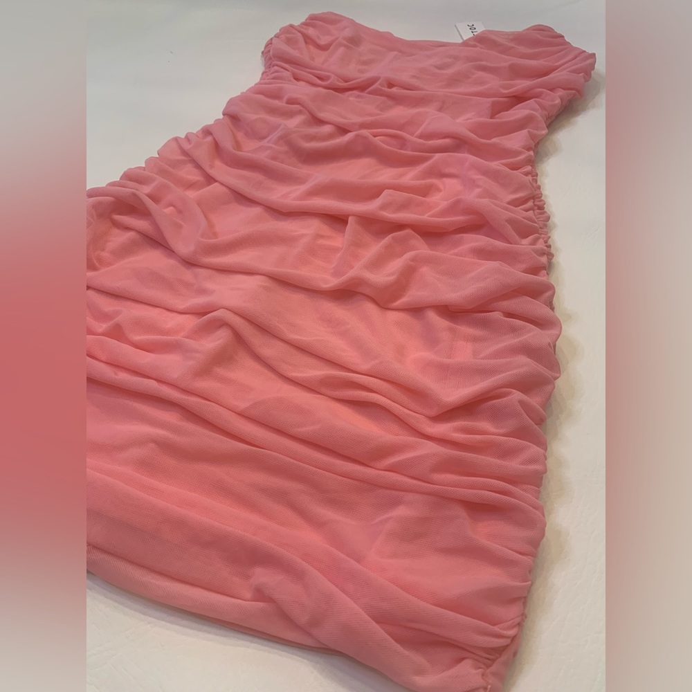 NWT Sweatheart TicToc corset pink dress, large, barbicore (bin C) - Picture 15 of 16